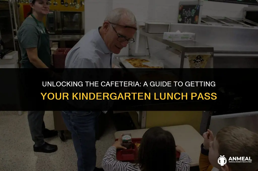 how to get the lunch pass in kindergarten