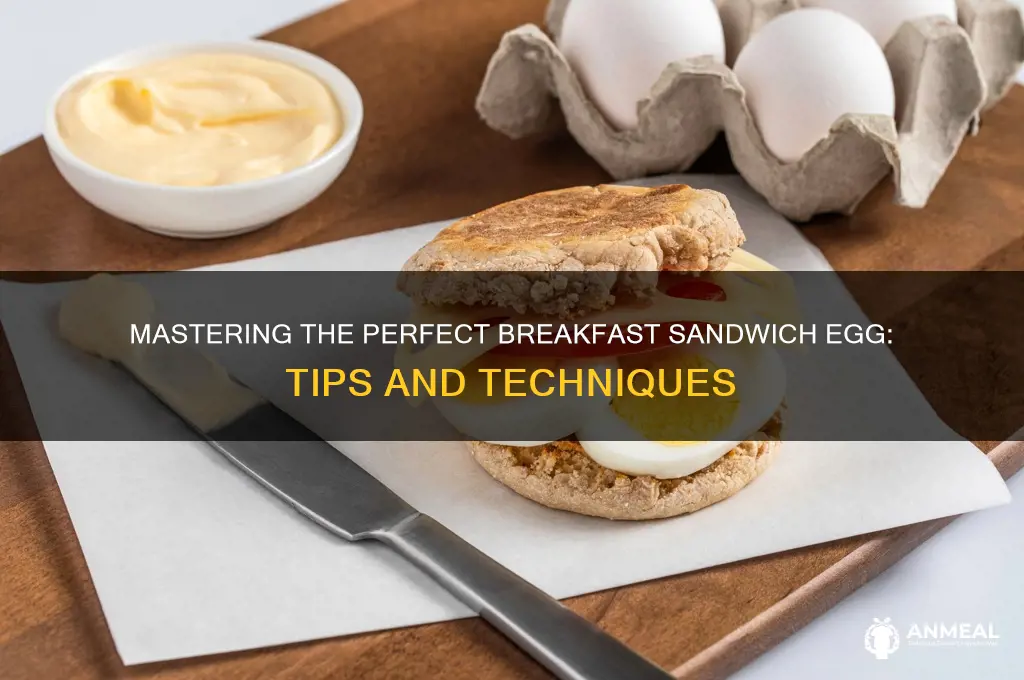 how to get the perfect breakfast sandwich egg