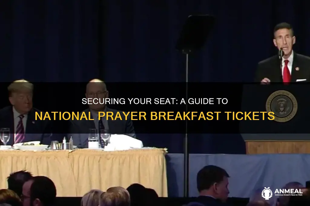 how to get tickets to national prayer breakfast