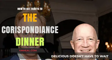 Secure Your Spot: A Guide to Correspondence Dinner Tickets