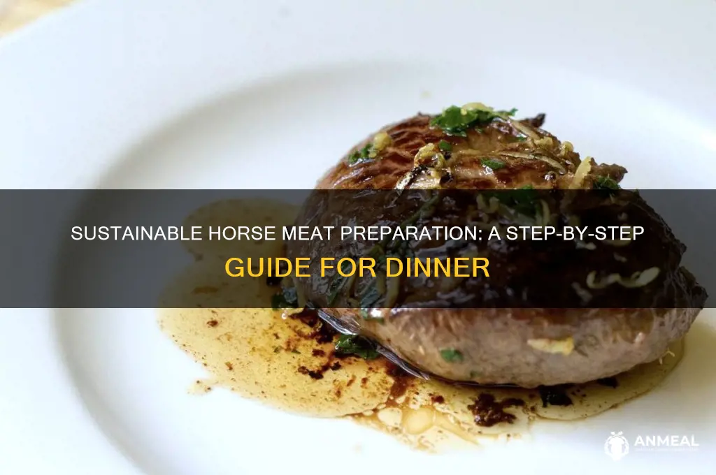 how to get to horse flesh for dinner