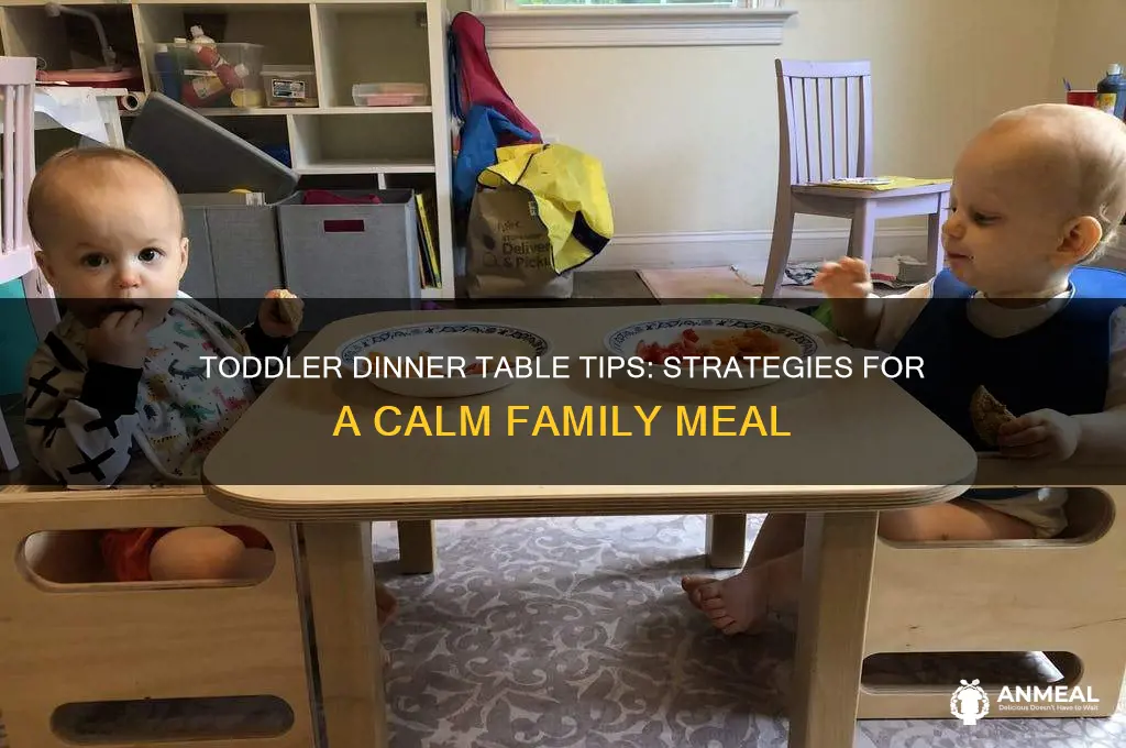 how to get toddler to stay at dinner table