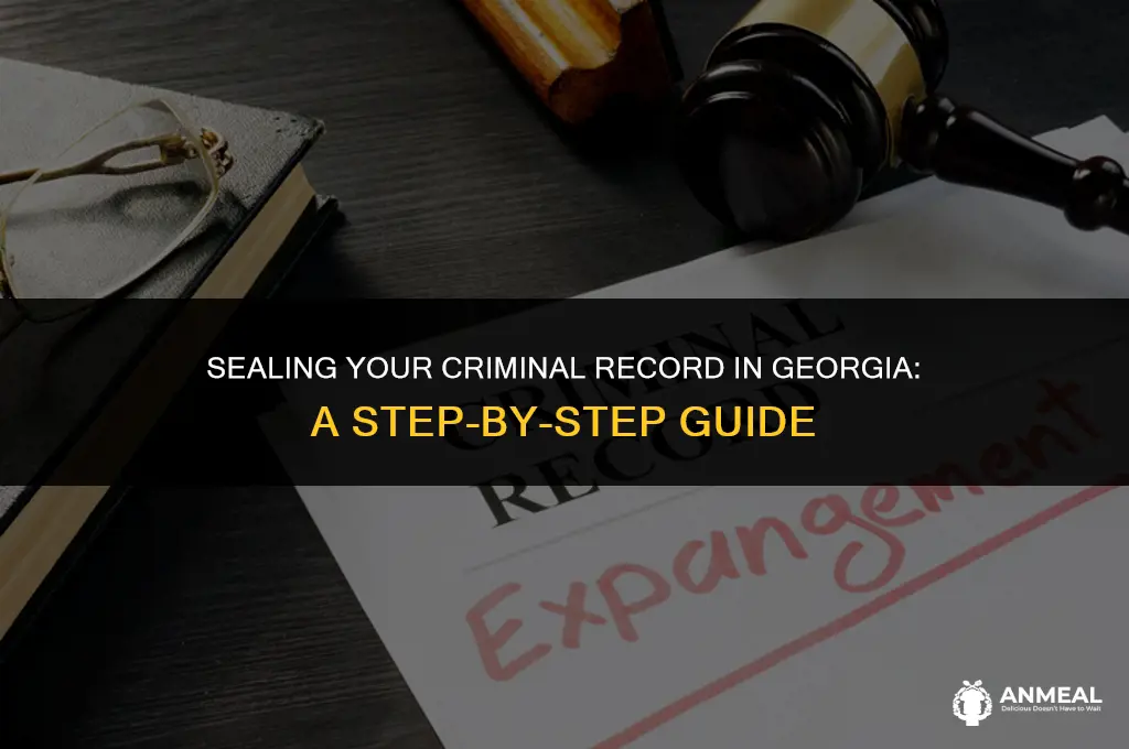 how to get your criminal record sealers lunch in georgia