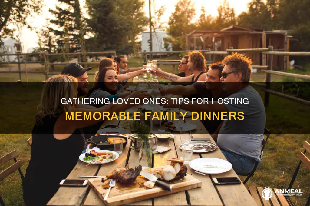 how to get your family together for dinner