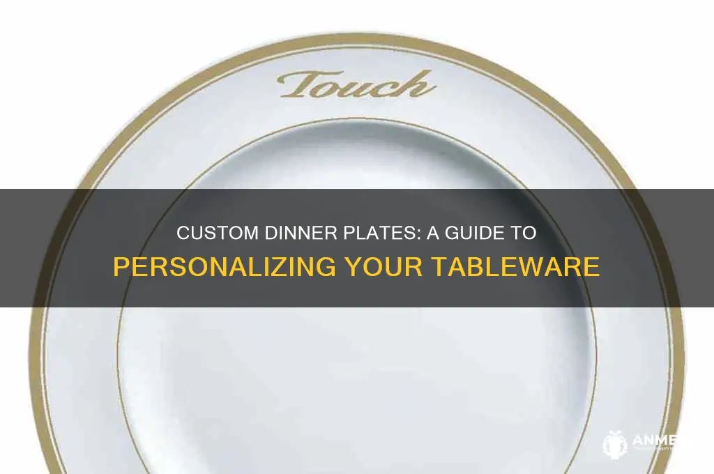how to get your own personalized dinner plates
