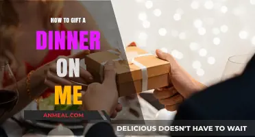 Treat Your Loved Ones: A Guide to Gifting a Dinner on Me