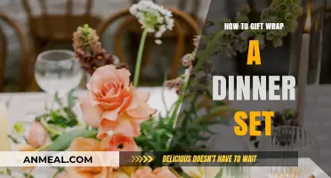 Elegant Gift Wrapping Ideas for Your Dinner Set Presentation