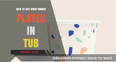 Creative Tub Wrapping: Elegant Dinner Plate Gifting Ideas & Tips