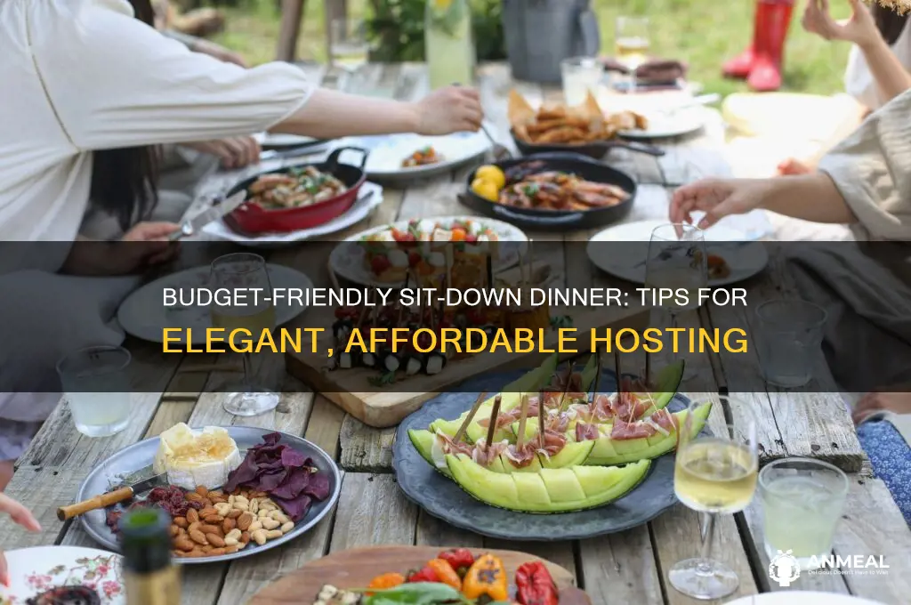 how to give a sitdown dinner on a budget