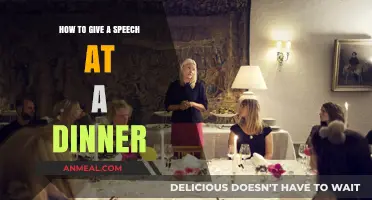 Mastering the Art of Dinner Speeches: Tips for Engaging Your Audience