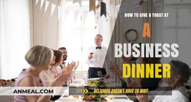 Mastering the Art of Business Dinner Toasts: Tips for Success