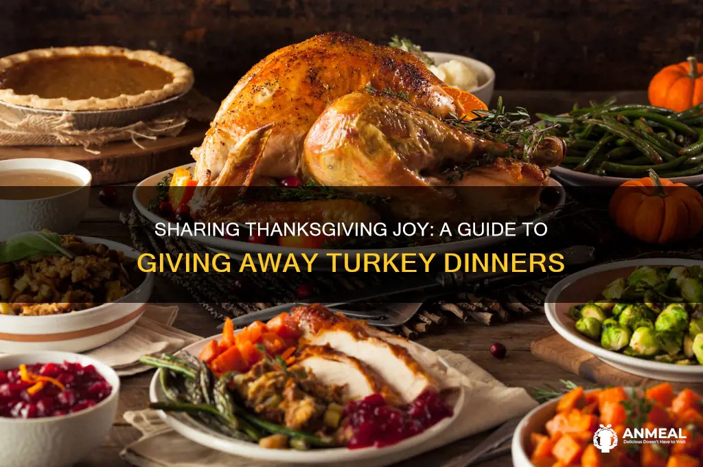 how to give away a turkey dinner