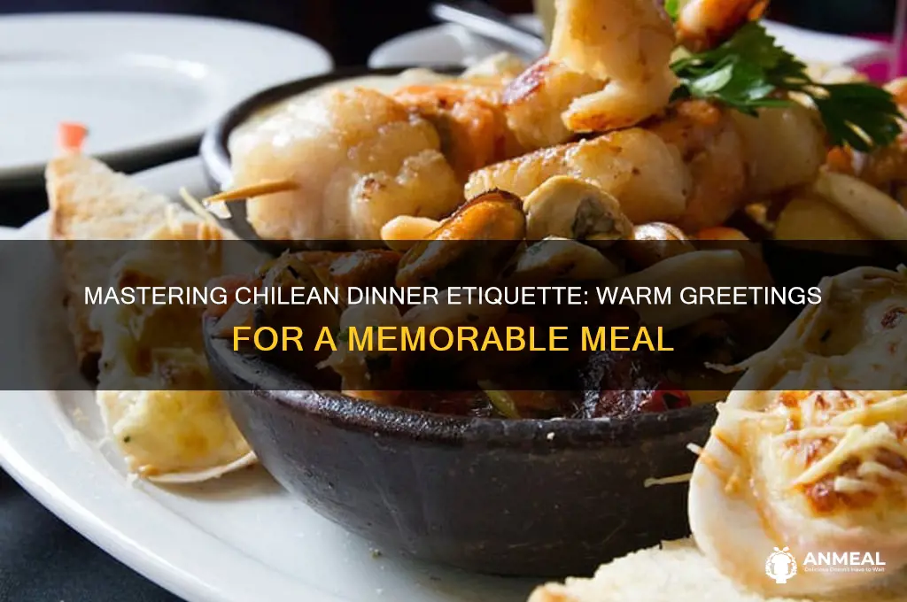 how to greet people at dinner in chili