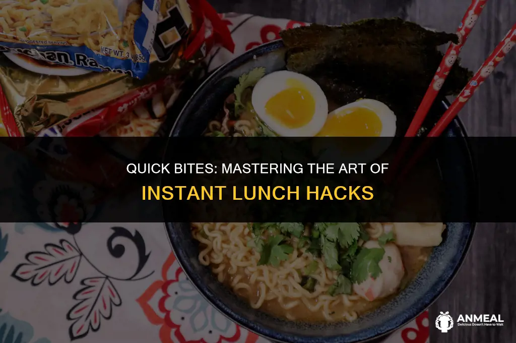 how to hack instant lunch