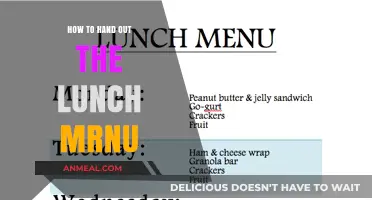 Delicious Strategies: Distributing Lunch Menus with Ease