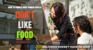 Handling Rude Dinner Guests Who Criticize Your Food: Tips and Strategies
