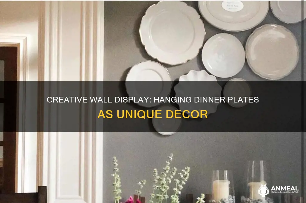 how to hang dinner plates on wall