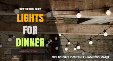 Elegant Fairy Light Hanging Tips for a Magical Dinner Ambiance