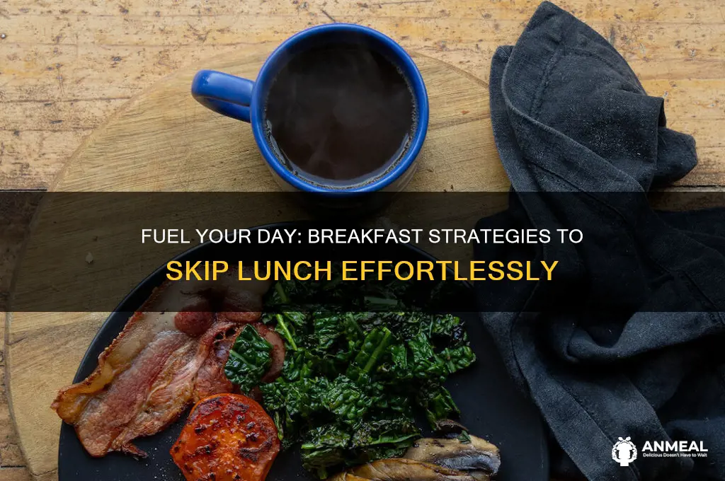 how to have a big enough breakfast to skip lunch