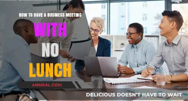 Efficient Business Meetings: Skipping Lunch Without Losing Productivity