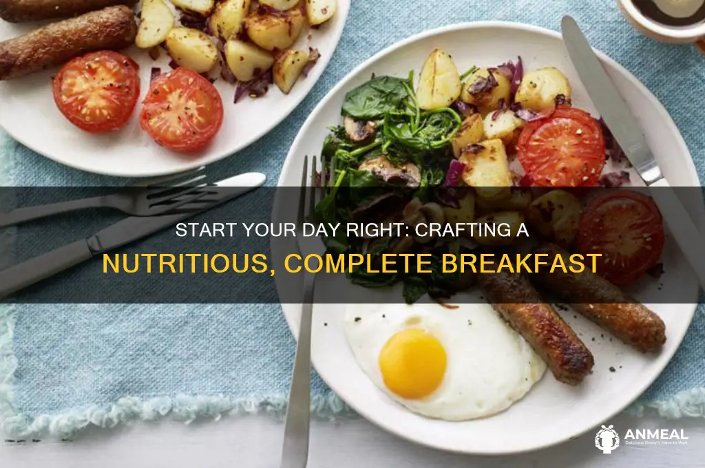 how to have a complete breakfast