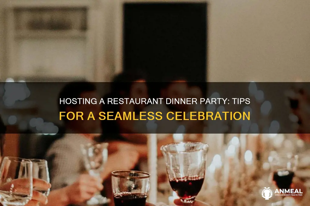 how to have a dinner party at a restaurant