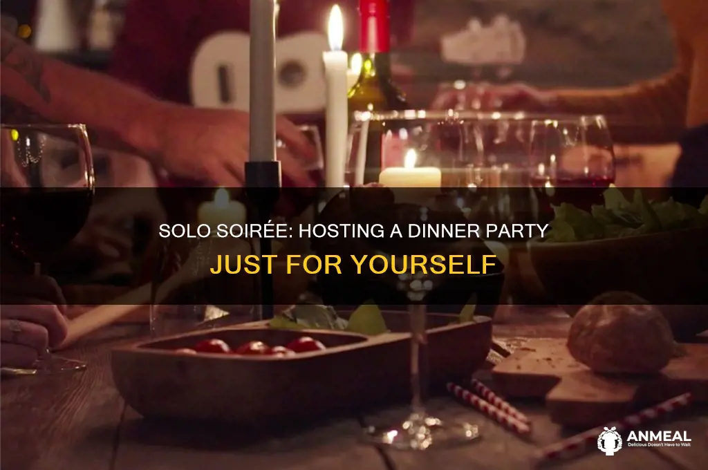 how to have a dinner party friends not required