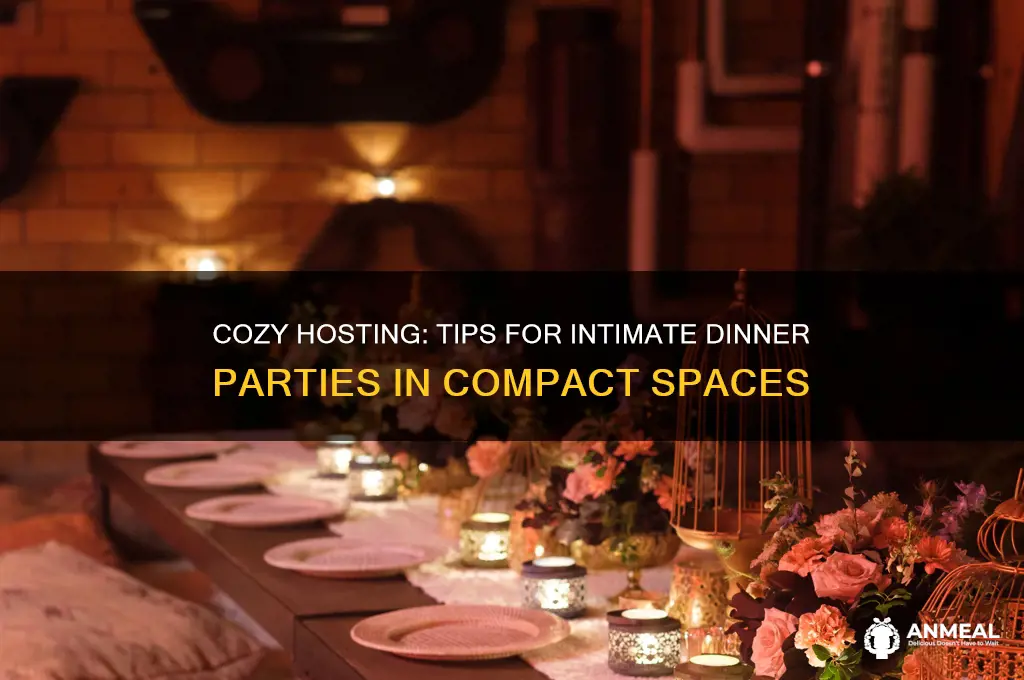 how to have a dinner party in a small space