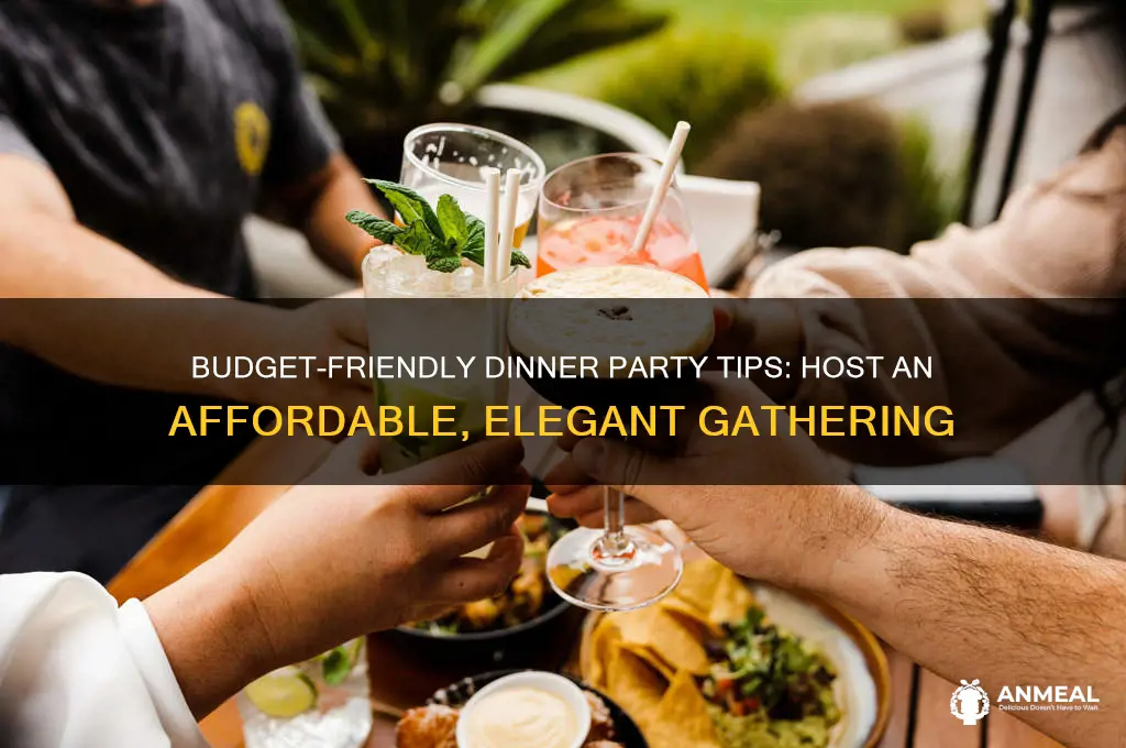 how to have a dinner party on a budget