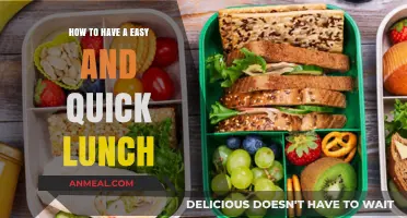 Effortless Lunch Ideas: Quick, Easy, and Delicious Meals