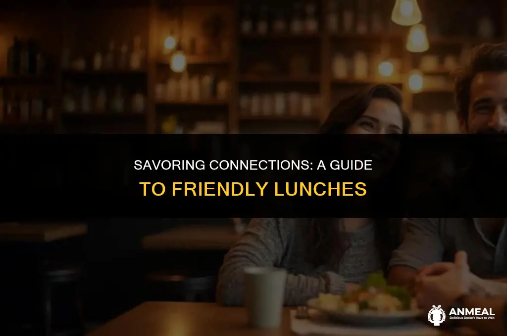 how to have a friendly lunch
