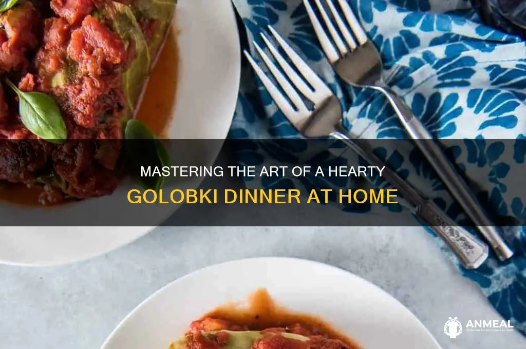 how to have a golobki dinner