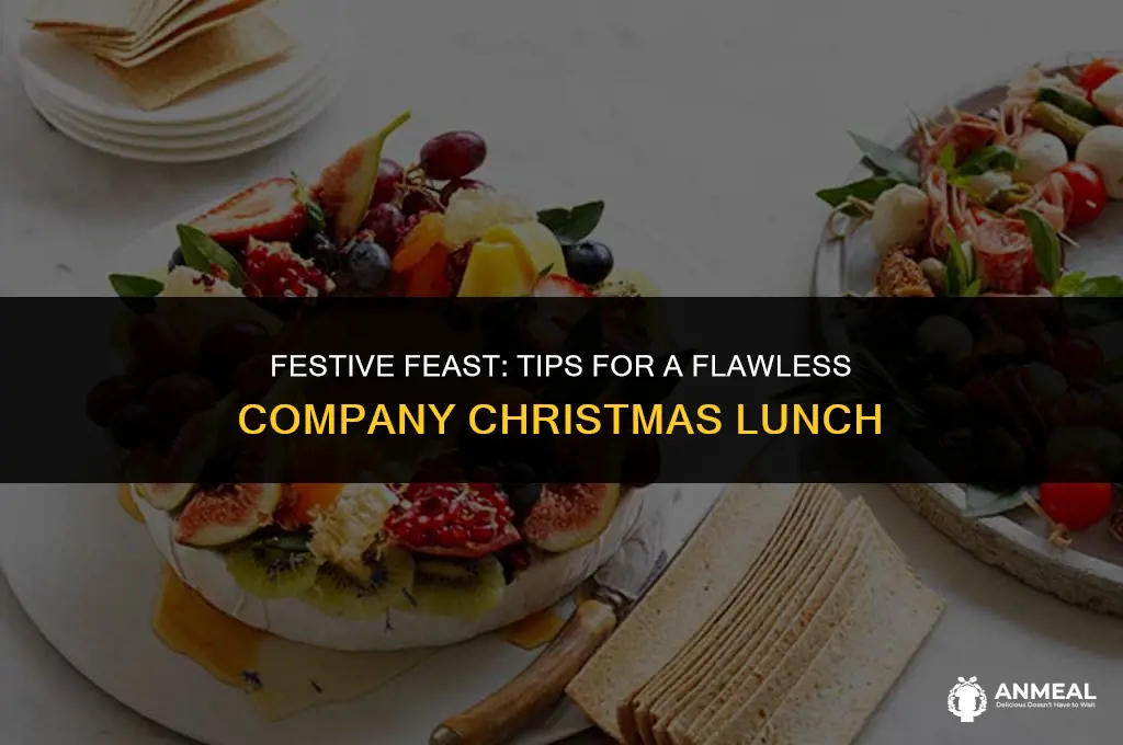 how to have a perfect company christmas lunch