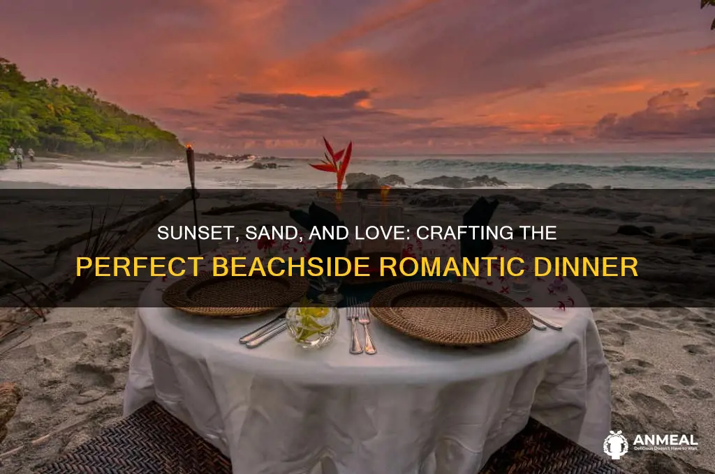 how to have a romantic dinner on the beach