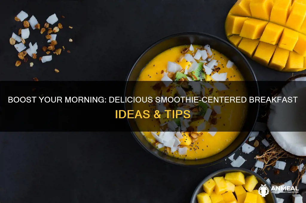 how to have a smoothie centered breakfast
