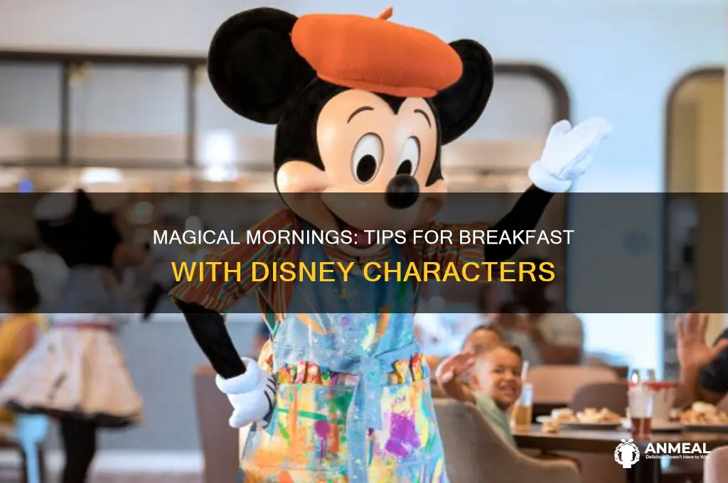 how to have breakfast with disney characters