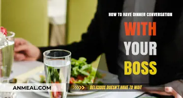 Mastering Dinner Conversations: Tips for Engaging Your Boss Effectively
