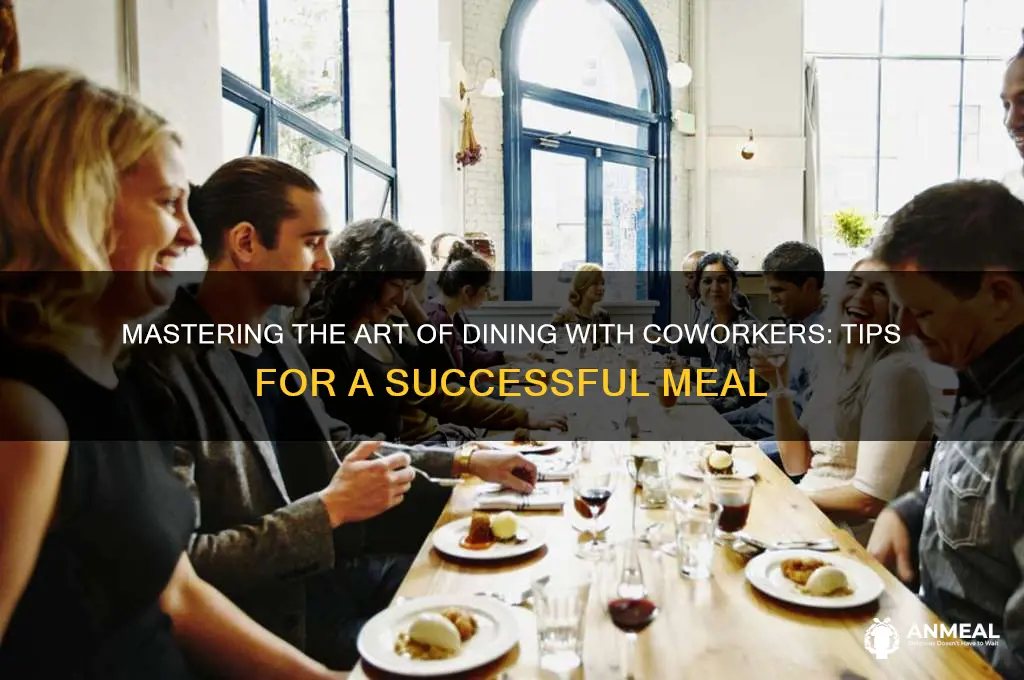 how to have dinner with coworker