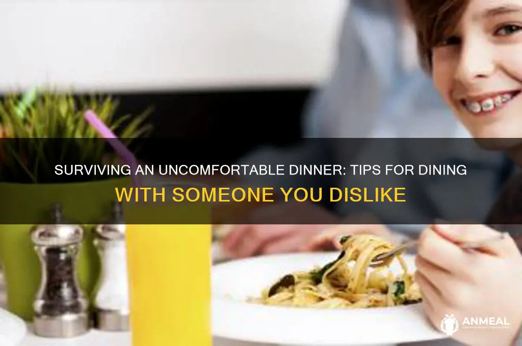 how to have dinner with guy you don