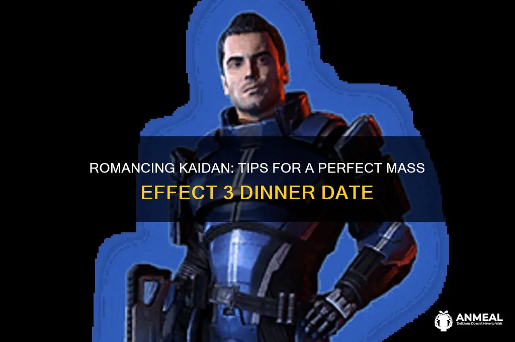 how to have dinner with kaidan mass effect 3