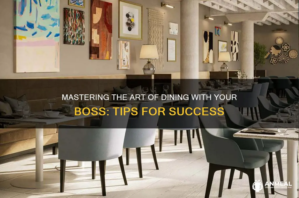 how to have dinner with your boss