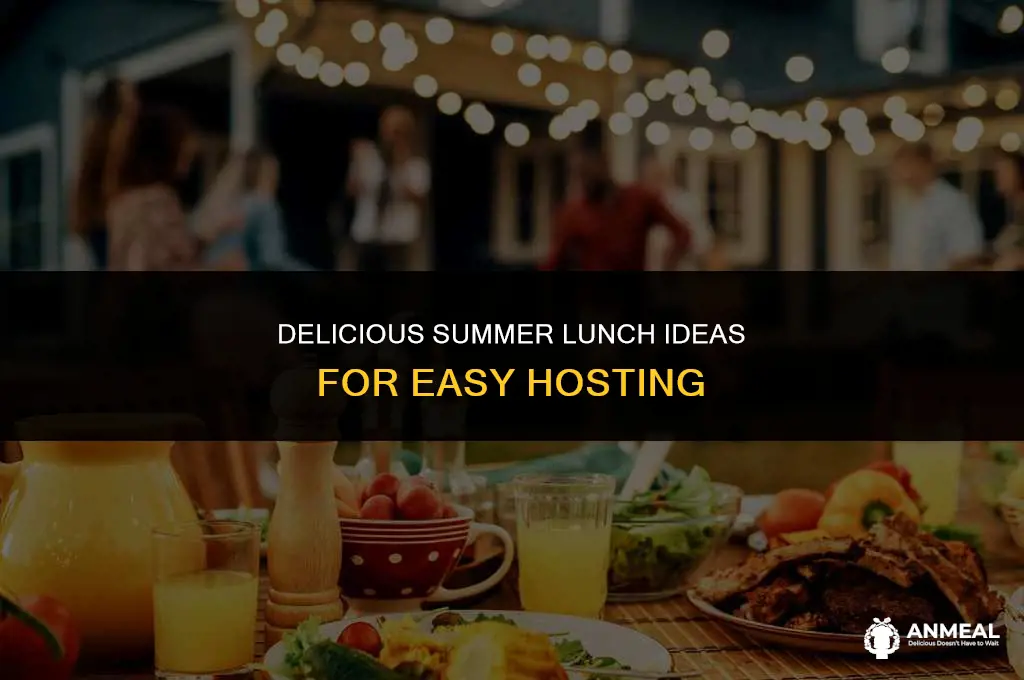 how to have doe host summer lunch