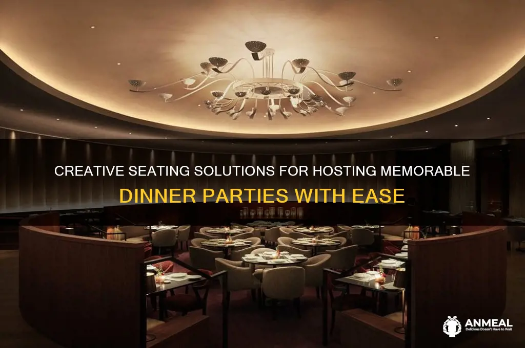 how to have enough seating for dinner guests