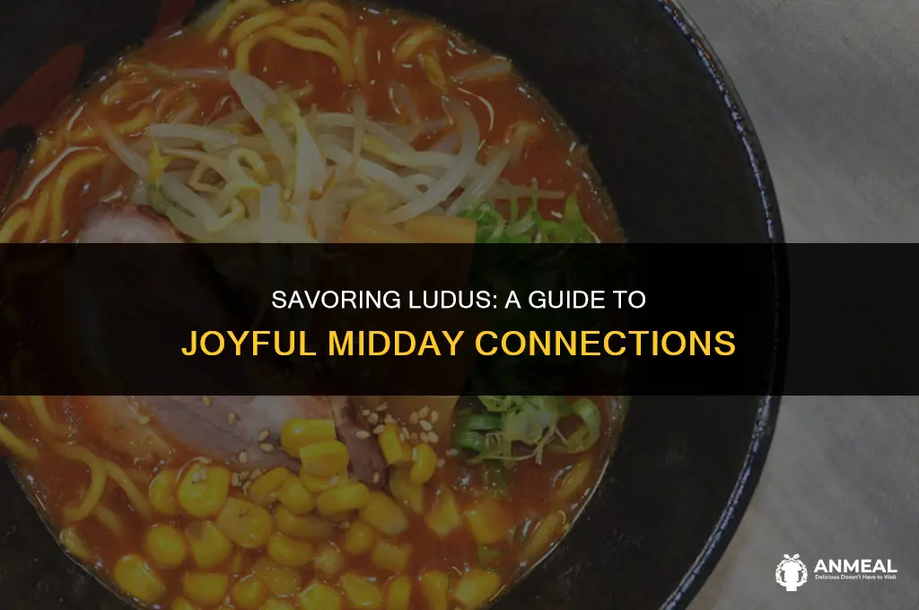 how to have lunch with ludus
