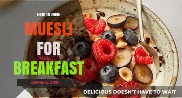 Delicious Muesli Breakfast Ideas: Simple, Healthy, and Nutritious Morning Meals