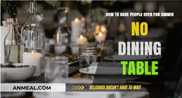 Creative Hosting: Enjoying Dinner Parties Without a Dining Table