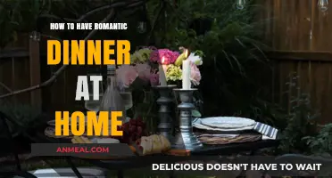 Create a Cozy, Intimate Romantic Dinner at Home: Tips and Ideas