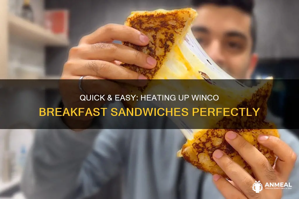 how to hea up winco breakfast sandwich