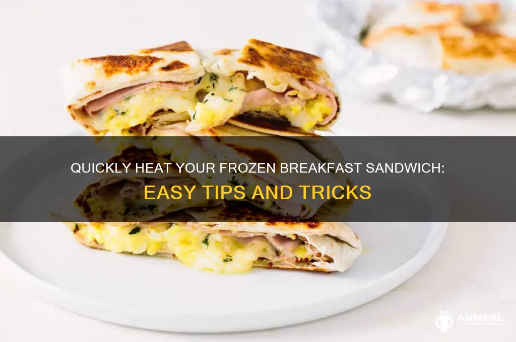 how to heat a frozen breakfast sandwich