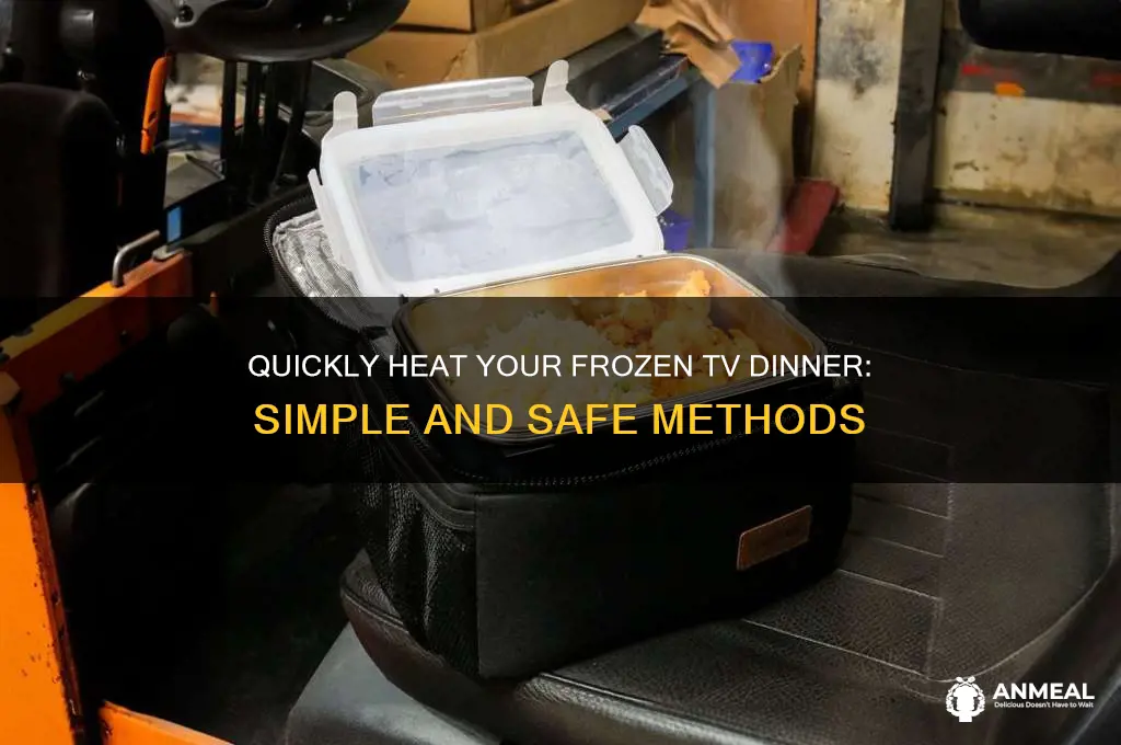 how to heat a frozen tv dinner